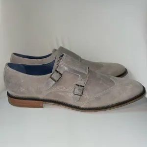 Mens Hush Puppies Beige Suede Oxford Style Shoes Size 12-13