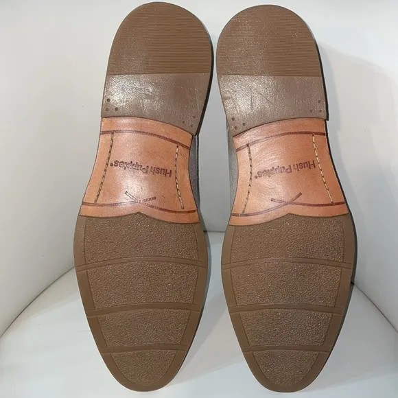 Mens Hush Puppies Beige Suede Oxford Style Shoes Size 12-13
