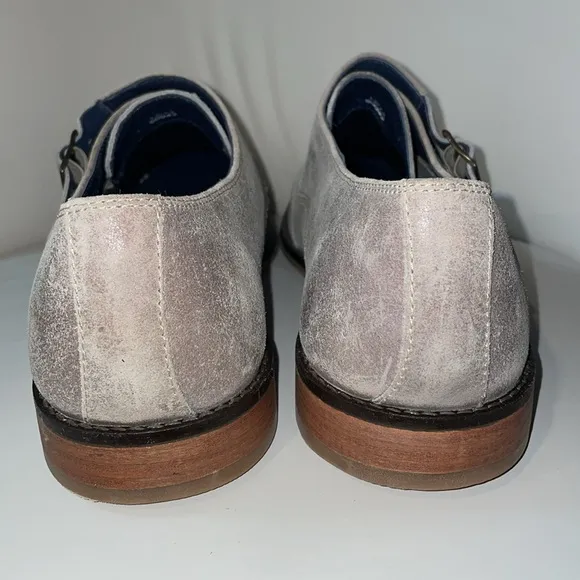 Mens Hush Puppies Beige Suede Oxford Style Shoes Size 12-13