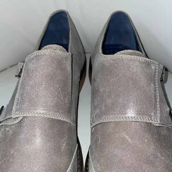 Mens Hush Puppies Beige Suede Oxford Style Shoes Size 12-13