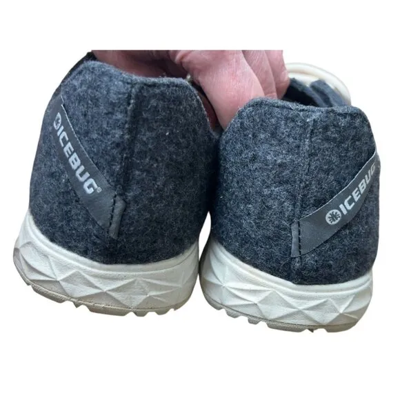 Men's Icebug Eide ReWool Biosole - Dark Grey - Size 10