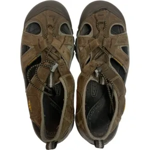 Men’s Keen Newport Footbed Brown Tan Sandals Active Water Shoes Size 9.5