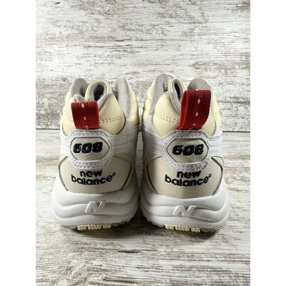 Men's New Balance 608v1 MX608RW1 White/Cream Sneakers Sz 11.5D Athletic Gym