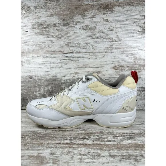 Men's New Balance 608v1 MX608RW1 White/Cream Sneakers Sz 11.5D Athletic Gym