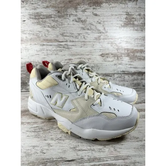 Men's New Balance 608v1 MX608RW1 White/Cream Sneakers Sz 11.5D Athletic Gym