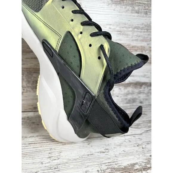 Men's Nike Air Huarache Run Ultra SE Sequoia/Metallic Green Sneakers Sz 11.5