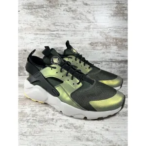 Men's Nike Air Huarache Run Ultra SE Sequoia/Metallic Green Sneakers Sz 11.5