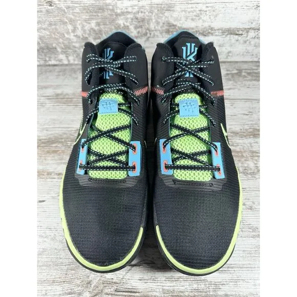 Men's Nike Kyrie Flytrap IV Black/Lime Glow Basketball Shoes Sz 10.5 WORN ONCE!