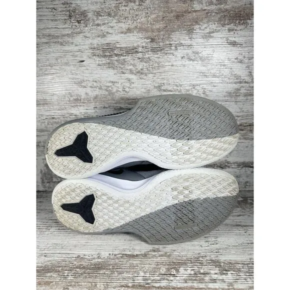 Men's Nike Mamba Fury TB Cool Grey Kobe Basketball Shoes Sz 9.5 Athletic Gym