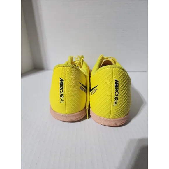 Men's Nike Mercurial Vapor 15 Turf indoor Soccer Shoes Sz 9.5 Yellow DJ5969-780