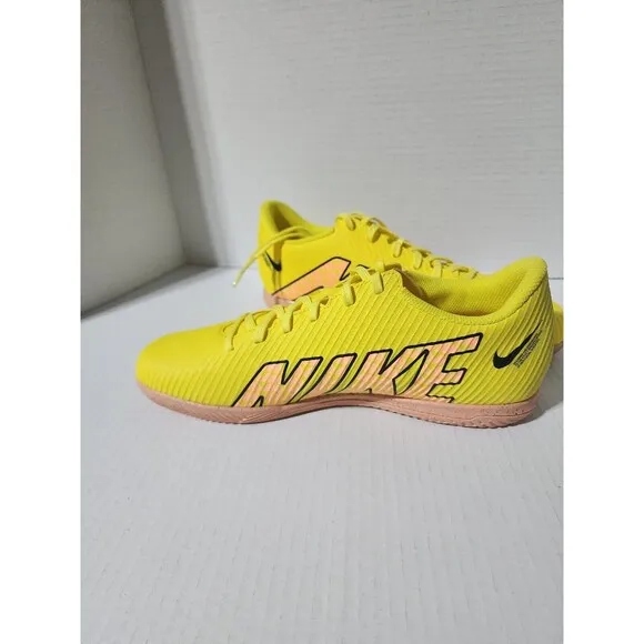 Men's Nike Mercurial Vapor 15 Turf indoor Soccer Shoes Sz 9.5 Yellow DJ5969-780