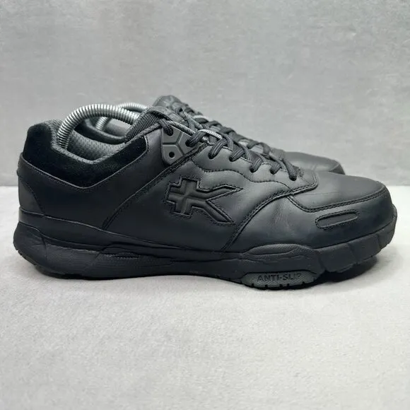 Mens Size 10.5 (M) KURU Kinetic 2 Shoes Smokestack Black Anti-Slip Work Sneakers