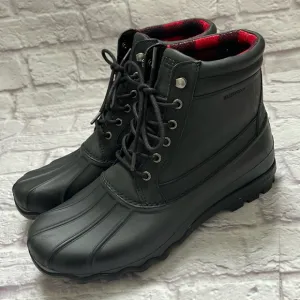 Men’s Sperry Top-Sider Memory Foam black boots waterproof