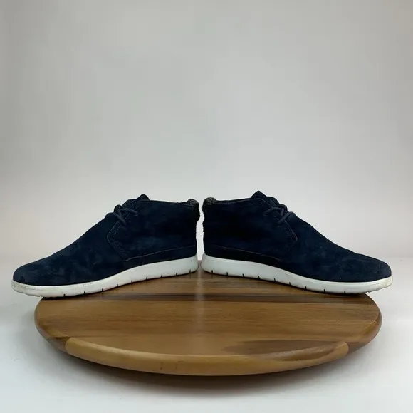 Mens Ugg Australia Freamon Navy Blue Suede Casual Chukka Boots Shoes Size 10 EEE