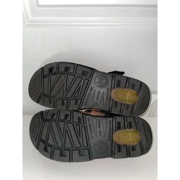 Mephisto Men's Shark Fit Sandals size 43/9 Buckle Genuine Leather
