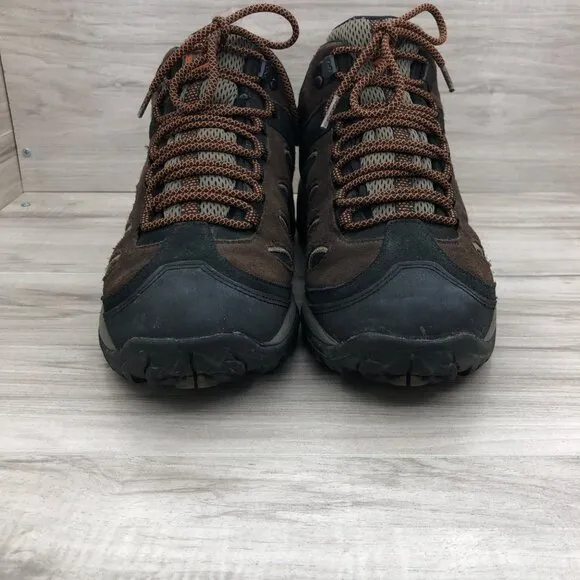 Merrell Hiking Shoes Mens 9 Moab III Brown Black Suede Outdoor Boots