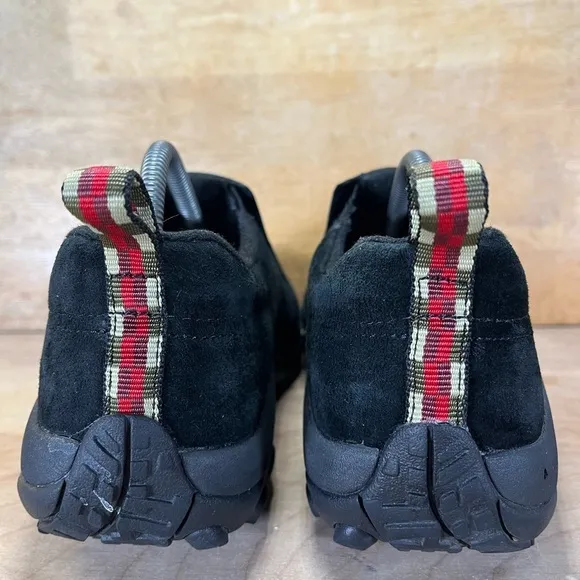 Merrell Jungle Moc SUEDE Mens Size 8.5 Wide Slip On Shoes Clogs Black J63815W