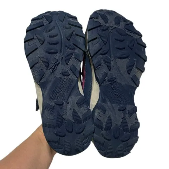 Merrell Kids Moab Speed Low A/C Waterproof (Little Kid/Big Kid) Navy/Multi