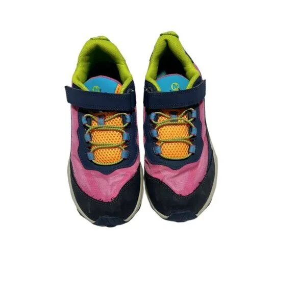 Merrell Kids Moab Speed Low A/C Waterproof (Little Kid/Big Kid) Navy/Multi