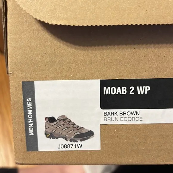 Merrell Men Moab 2 Waterproof Hiking shoes Bark Bown