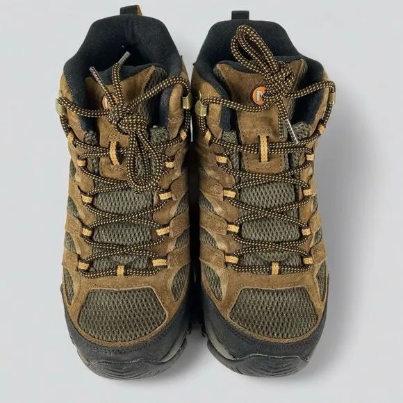 MERRELL Men Moab 3 Mid Waterproof Shoes Earth Hiking Shoes J035839 Mens Size 9 M