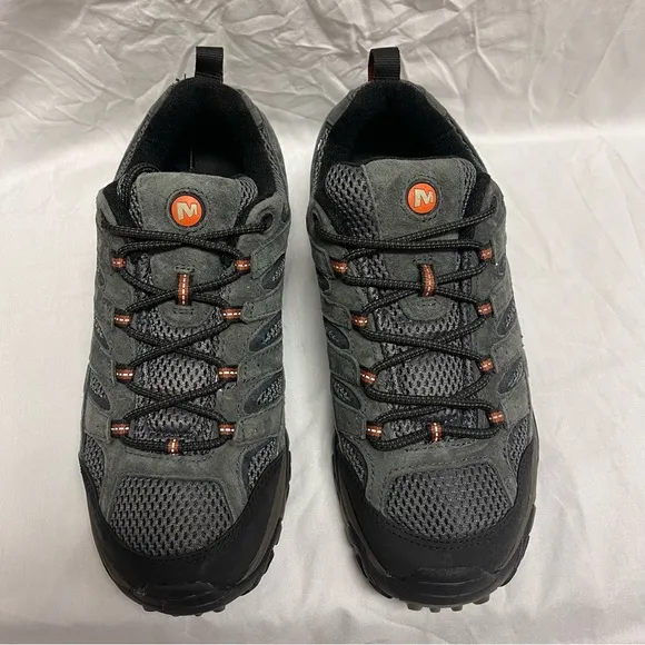 Merrell Moab 2 Vent Beluga Gray Leather Hiking Trail Shoes J06015 Men’s Size 9