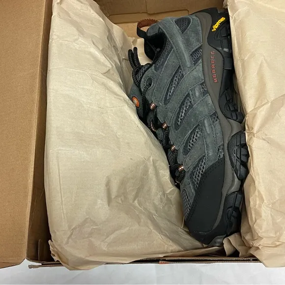 Merrell Moab 2 Vent Beluga Gray Leather Hiking Trail Shoes J06015 Men’s Size 9