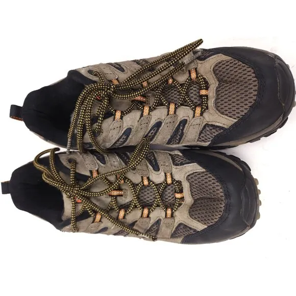 Merrell Moab 2 Ventilator Mens 10 Walnut Hiking Trail Low Top Shoes J06011