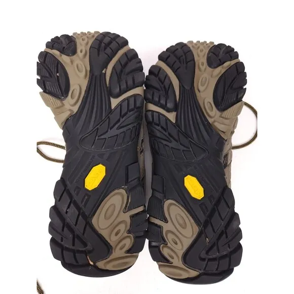 Merrell Moab 2 Ventilator Mens 10 Walnut Hiking Trail Low Top Shoes J06011