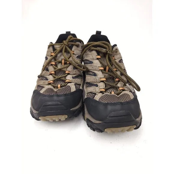 Merrell Moab 2 Ventilator Mens 10 Walnut Hiking Trail Low Top Shoes J06011