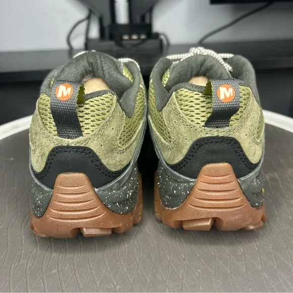 Merrell Moab 3 Men's Hiking Shoes - Olive and Black