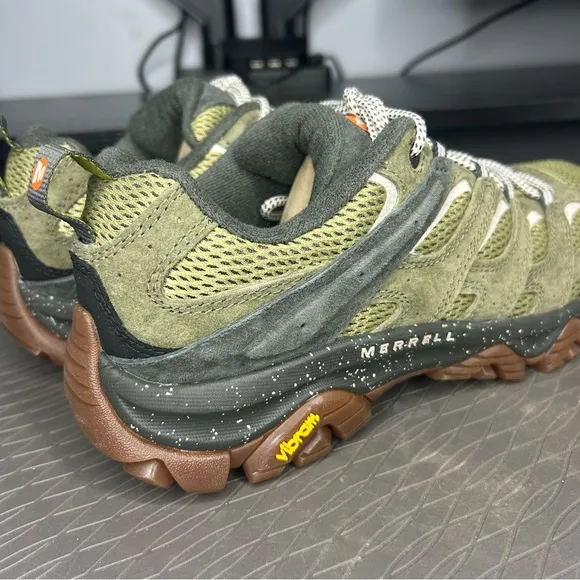 Merrell Moab 3 Men's Hiking Shoes - Olive and Black