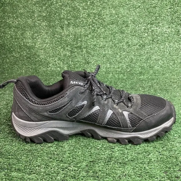 Merrell Oakcreek Hiking Trail Outdoor Suede Black Shoes J036305 Men’s Size 15