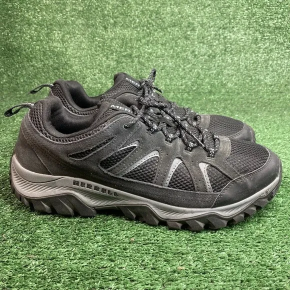 Merrell Oakcreek Hiking Trail Outdoor Suede Black Shoes J036305 Men’s Size 15