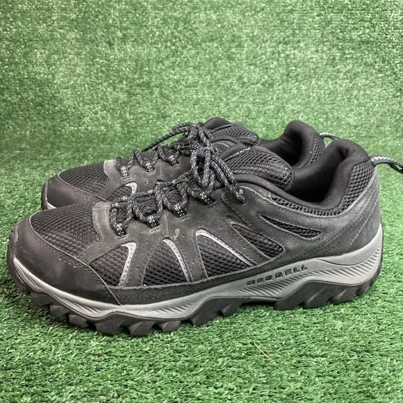 Merrell Oakcreek Hiking Trail Outdoor Suede Black Shoes J036305 Men’s Size 15