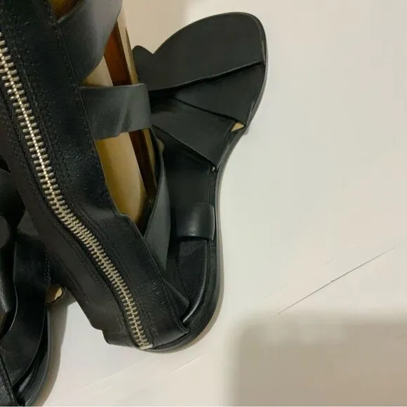 Michael Kors Darby Gladiator Sandals black 7.5 M