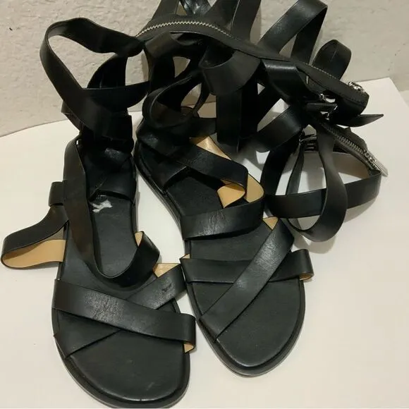 Michael Kors Darby Gladiator Sandals black 7.5 M