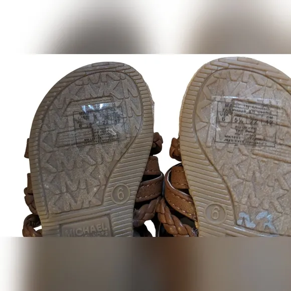 Michael Kors MK Gladiator sandals Brown  Toddler Girl