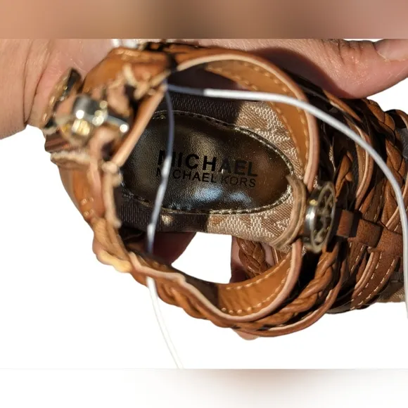 Michael Kors MK Gladiator sandals Brown  Toddler Girl