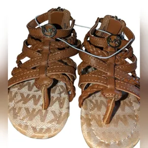 Michael Kors MK Gladiator sandals Brown  Toddler Girl