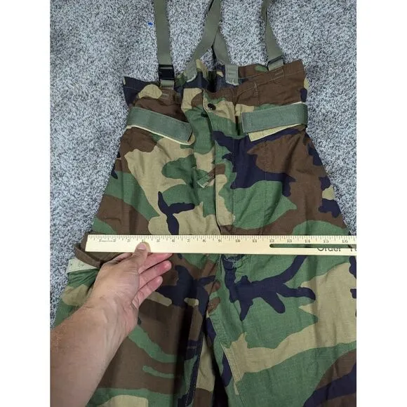 Military Chemical Protective Overgarment Mens Medium Camo‎ Overalls Y2K 32x30