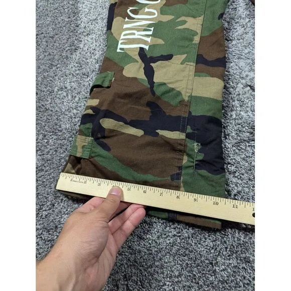 Military Chemical Protective Overgarment Mens Medium Camo‎ Overalls Y2K 32x30