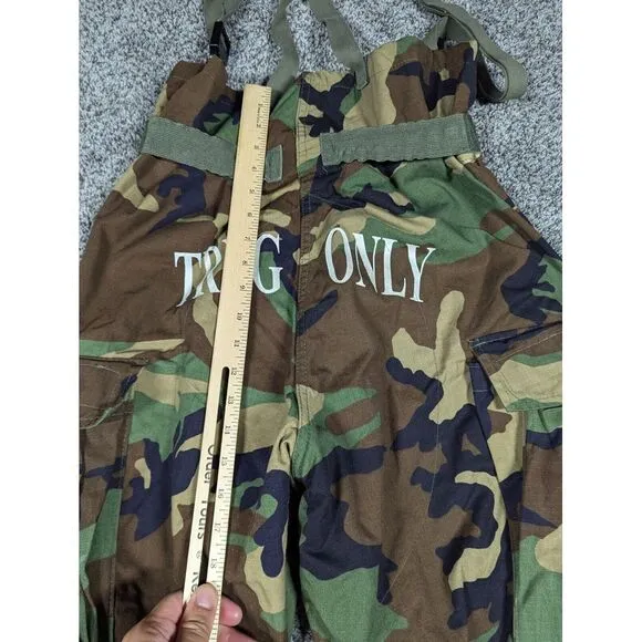 Military Chemical Protective Overgarment Mens Medium Camo‎ Overalls Y2K 32x30