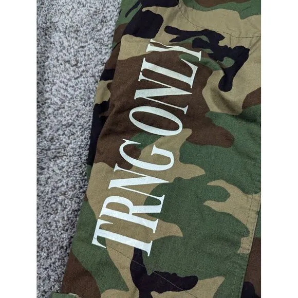 Military Chemical Protective Overgarment Mens Medium Camo‎ Overalls Y2K 32x30