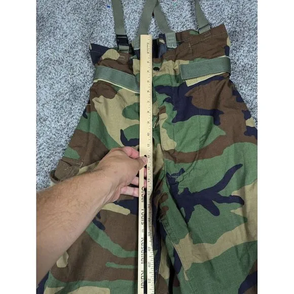 Military Chemical Protective Overgarment Mens Medium Camo‎ Overalls Y2K 32x30