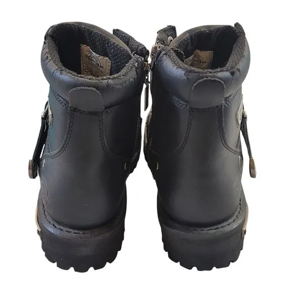 Milwaukee Motorcycle Men's Black Road Captain Boots SZ 7
