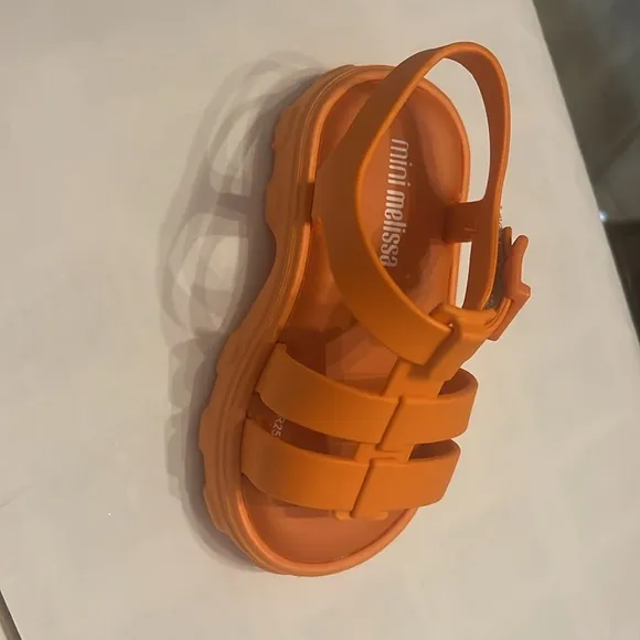 Mini Melissa Kids' Orange Sandals