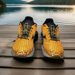 Mizuno Wave Prophecy 3 Mens Size 10 Black Yellow Honeycomb Sneakers J1GC140013