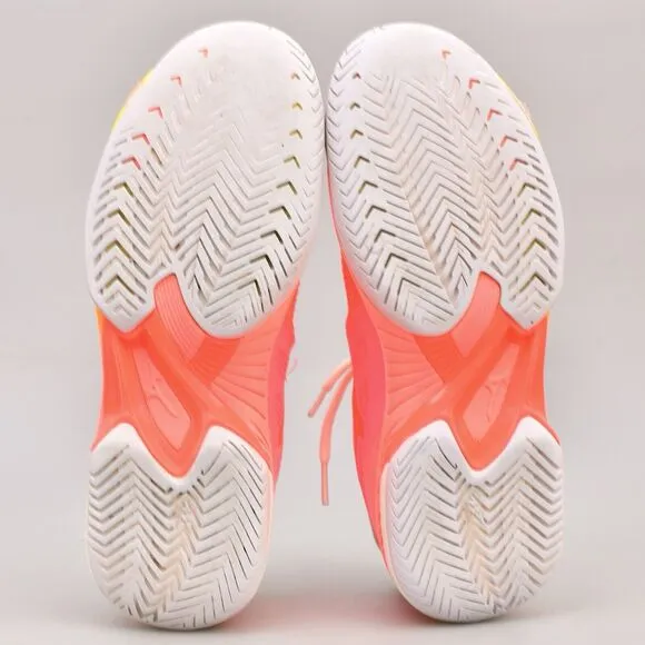 MIZUNO WOMEN'S WAVE EXCEED TOUR 5 TENNIS SHOES SIZE 8 PINK WHITE