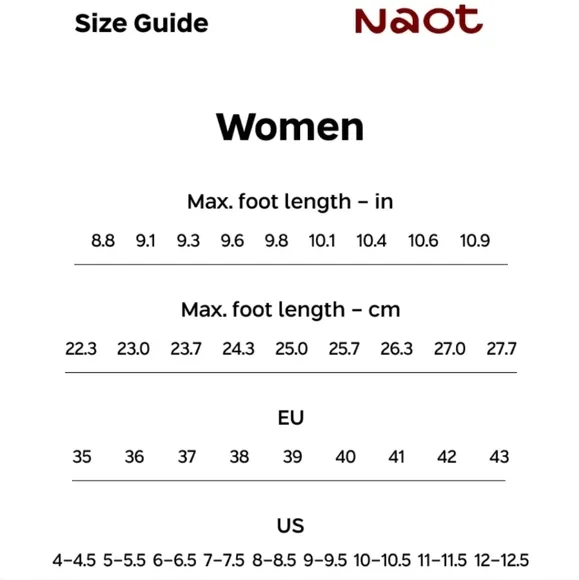 NAOT Dorith Sandals Size 39